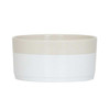Cal-Mil 26132-6-139 Sorelle 30 oz. White and Ivory Speckle Bowl