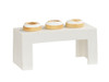 Cal-Mil 28001-7-103 Resin Ivory 15" x 11" x 7" Riser