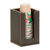 Cal-Mil 298-140 Vista Single Cup & Lid Organizer, Mocha