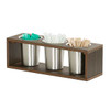 Cal-Mil 28603-3-140 Vista Cylinder Display, Mocha