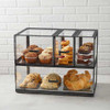 American Metalcraft TDC10 Black Twilight Modular Case, Half Size, Matte Black