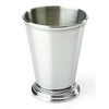 Barfly M37032 12 oz. Julep Cup, Footed Base, Beaded Edge, 18/8 Stainless Steel