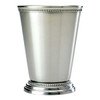 Barfly M37032 12 oz. Julep Cup, Footed Base, Beaded Edge, 18/8 Stainless Steel