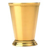 Barfly M37032GD 12 oz. Julep Cup, Footed Base, Beaded Edge, 18/8 SS, Gold Plated