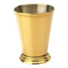 Barfly M37032GD 12 oz. Julep Cup, Footed Base, Beaded Edge, 18/8 SS, Gold Plated