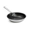 Browne 5724156 Thermalloy Tri-Ply 8" Fry Pan, Excalibur, Stainless Steel
