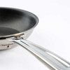 Browne 5724156 Thermalloy 8" Fry Pan, Tri-Ply, ProGrip Handle, 18/8 SS, Non-Stick
