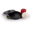 HS Inc. NHS1000-CH Tortilla Server 7" x 1"H, Charcoal