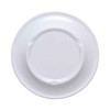 GET WP-6-DE Diamond Esencia 6" Wide Rim Plate, Melamine, White w/Blue Decal - Bottom View