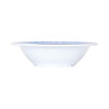 GET B-127-DE Diamond Esencia 12 oz. Narrow Rim Bowl, Melamine, White w/Blue Decal - Side View