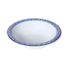 GET B-127-DE Diamond Esencia 12 oz. Narrow Rim Bowl, Melamine, White w/Blue Decal - 24/Case