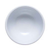 GET B-525-DE Diamond Esencia 16 oz. Rimless Bowl, Melamine, White w/Blue Decal - Top View