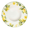 Mikasa 5337740 Sorrento 11-1/2" Miro Wide Rim Deep Plate, Yellow - Top View
