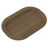 Service Ideas LO12DW Original Thermo-Plate Platter Large Holder, Dark Wood