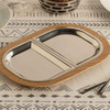 Service Ideas LO125LWD Original Thermo-Plate Platter w/Stainless Inserts
