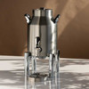 Service Ideas DD15BSRN Thermo-Urn 1.5 Gallon Dairy Dispenser, Round Leg Stand, Brushed Stainless