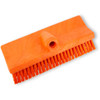 Carlisle 40423EC24 Sparta 10" Floor Scrub Brush Head, Orange