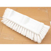 Carlisle 40422EC02 Sparta 12" Floor Scrub Brush Head, End Bristles, White