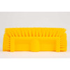 Carlisle 40422EC04 Sparta 12" Floor Scrub Brush Head, End Bristles, Yellow