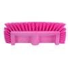 Carlisle 40422EC26 Sparta 12" Floor Scrub Brush Head, End Bristles, Pink