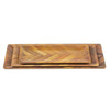 Tablecraft 12921 Aeris Collection 13-3/4" x 6-1/2" Serving Plate, Melamine