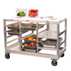 New Age 53857 Cut & Collect Mobile Prep Table & Chop Station