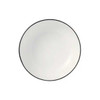 Libbey 114228 Porcelana Linea 34 oz. Nestabowl, Porcelain, Black Band