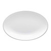 GET D2209L-W Viva 9" Coupe Plate, Oval, Melamine, White