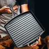 Lodge BL65GPSPC Blacklock 12" Square Grill Pan, Cast Iron