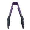 Vollrath 478091280 Kool-Touch 9-1/2" High Temp Utility Tongs, Stainless Steel, Purple