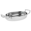 Vollrath 49420 Miramar 1.7 qt. Au Gratins Pan, Oval, Stainless Steel