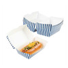 Restaurantware RWA0805BLW 6-3/4" Hot Dog Clamshell Box, Paper