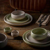 Churchill SESGEM161 Emerge 16 oz. Deep Bowl, Stoneware, Speckled Green