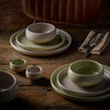 Churchill SESGEM2 1 Emerge 2 oz. Dip Pot, Stoneware, Speckled White