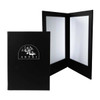 Risch LED-2V 8.5X11 LED Light Up Menu Cover, Double View, Black