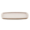 Churchill SEBWEP301 Emerge 11-7/8" x 5-1/2" Rectangle Tray, Stoneware, Speckled White