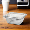 Lacerta T21903 Fresh N' Sealed 8 oz. Deli Container, Hinged, PET, Clear - 280/Case