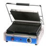 Globe GPG1410 Panini Grill, Grooved Plates, 14" x 10" Cooking Surface, 120V