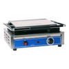 Globe GPG1410 Panini Grill, Grooved Plates, 14" x 10" Cooking Surface, 120V