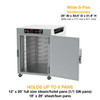 Metro HBCW8-AS-UC HotBlox 8-Pan Undercounter Insulated Holding Cabinet, Solid Door, 120V