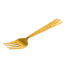 Tablecraft 12995 Solaire 9" Four-Tine Serving Fork, Stainless Steel, Gold