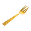 Tablecraft 12995 Solaire 9" Four-Tine Serving Fork, Stainless Steel, Gold