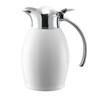 Service Ideas NIC06BSWH Nicollet 20.3 oz. Vacuum Insulated Carafe, Flip-Top Lid, Radiant White