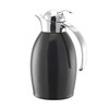 Service Ideas NIC10BSPBBL Nicollet 33.8 oz. Vacuum Insulated Carafe, Push Button Lid, Radiant Black