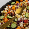 Tablecraft 12988 Solaire 12-1/2" Solid Serving Spoon, Stainless Steel, Gold
