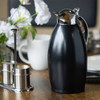 Service Ideas NIC15BSBL Nicollet 50.7 oz. Vacuum Insulated Carafe, Flip-Top Lid, Radiant Black