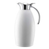 Service Ideas NIC15BSWH Nicollet 50.7 oz. Vacuum Insulated Carafe, Flip-Top Lid, Radiant White