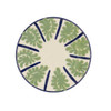 Cardinal FQ122 Maria Portugal Terracota Vila Flor 7-1/2" Rim Plate, Stoneware - 6/Case