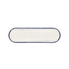 Cardinal FQ125 Maria Portugal Terracota Vila Flor 13" x 4-1/8" Oval Tray, Stoneware - 6/Case