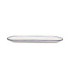 Cardinal FQ125 Maria Portugal Terracota Vila Flor 13" x 4-1/8" Oval Tray, Stoneware - 6/Case